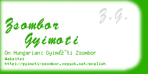 zsombor gyimoti business card